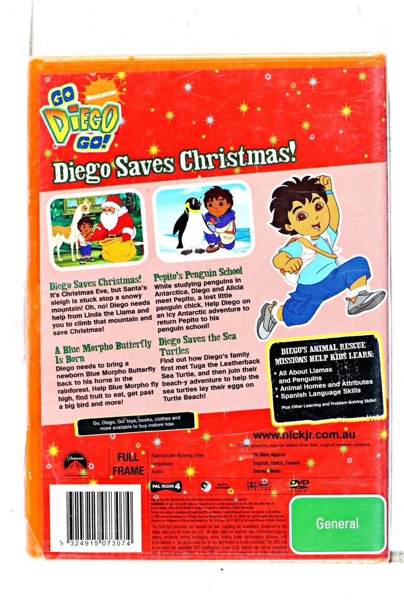 Go Diego Go!-Diego Saves Christmas (DVD 2006) 9324915073074| eBay