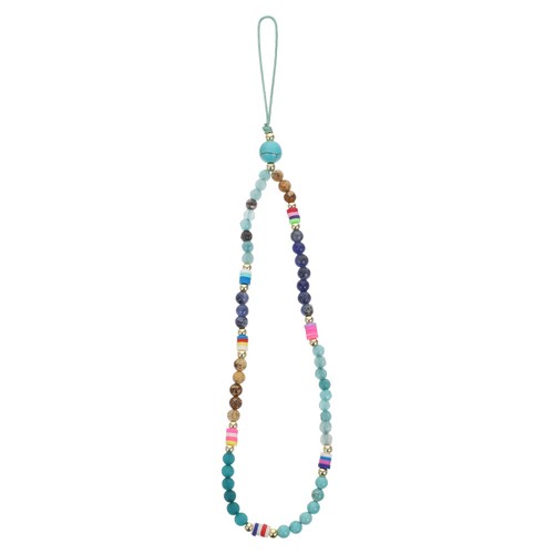 Phone Hanging Decor Beaded Phone Strap Anti Lost Wristband Beaded Phone Pendant - Zdjęcie 2 z 9