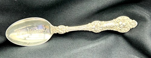 Alter Orangenblüten Gorham & Alvin Sterling Silber Löffel 1906 monogrammiert selten - Bild 5 von 16