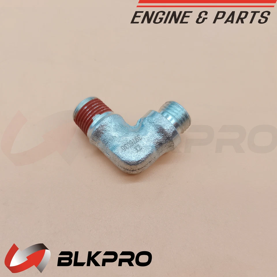 Tubo de control de aire de línea de combustible adaptador macho de codo para Cummins 6B 4B B5.9 3976036 Foto 3 de 3