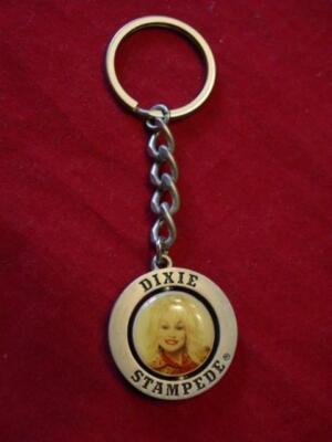 Dolly Parton DIXIE STAMPEDE KEY CHAIN (Dinner Show) rotating