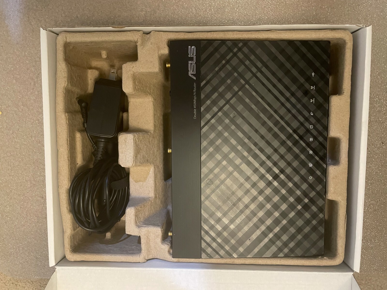 ASUS RTN66R Gigabit Router, DualBand WirelessN900 886227214389 eBay