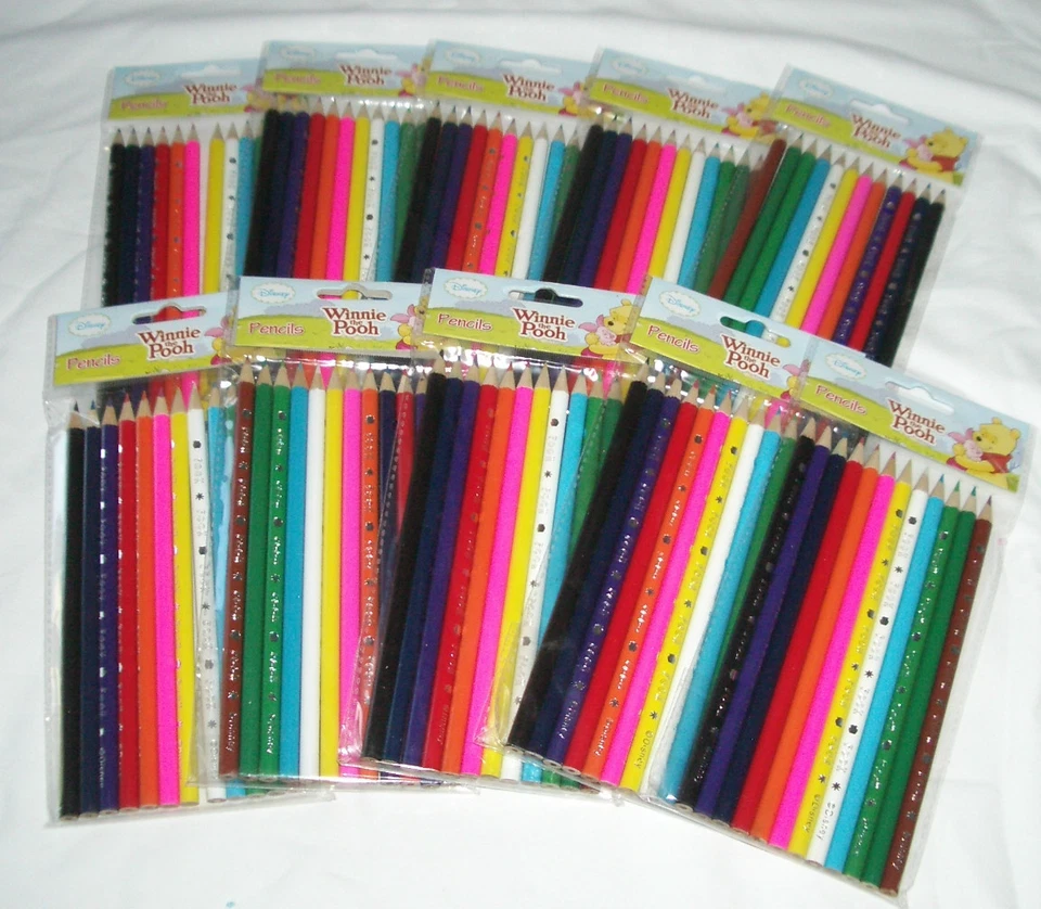 60 piezas Winnie the Pooh Madera Colorear Lápiz Disney Fiesta Favor Bolsa Relleno Regalo Foto 3 de 4