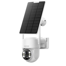 Wireless Solar Security Camera Wifi Home Outdoor 4MP 360PTZ Cam IP66 Waterproof