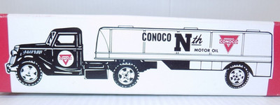 Ertl 1937 Ford Tractor with Tank Trailer Conoco Nth Motor Oil #3 NOS #9500UA