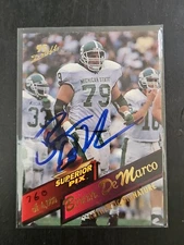 1995 Superior Pix Brian DeMarco Autographed Card - #/6000