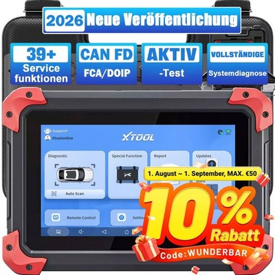 2026 XTOOL D7 Profi KFZ OBD2 Diagnosegerät Scanner ALLE System ECU Codierung Neu