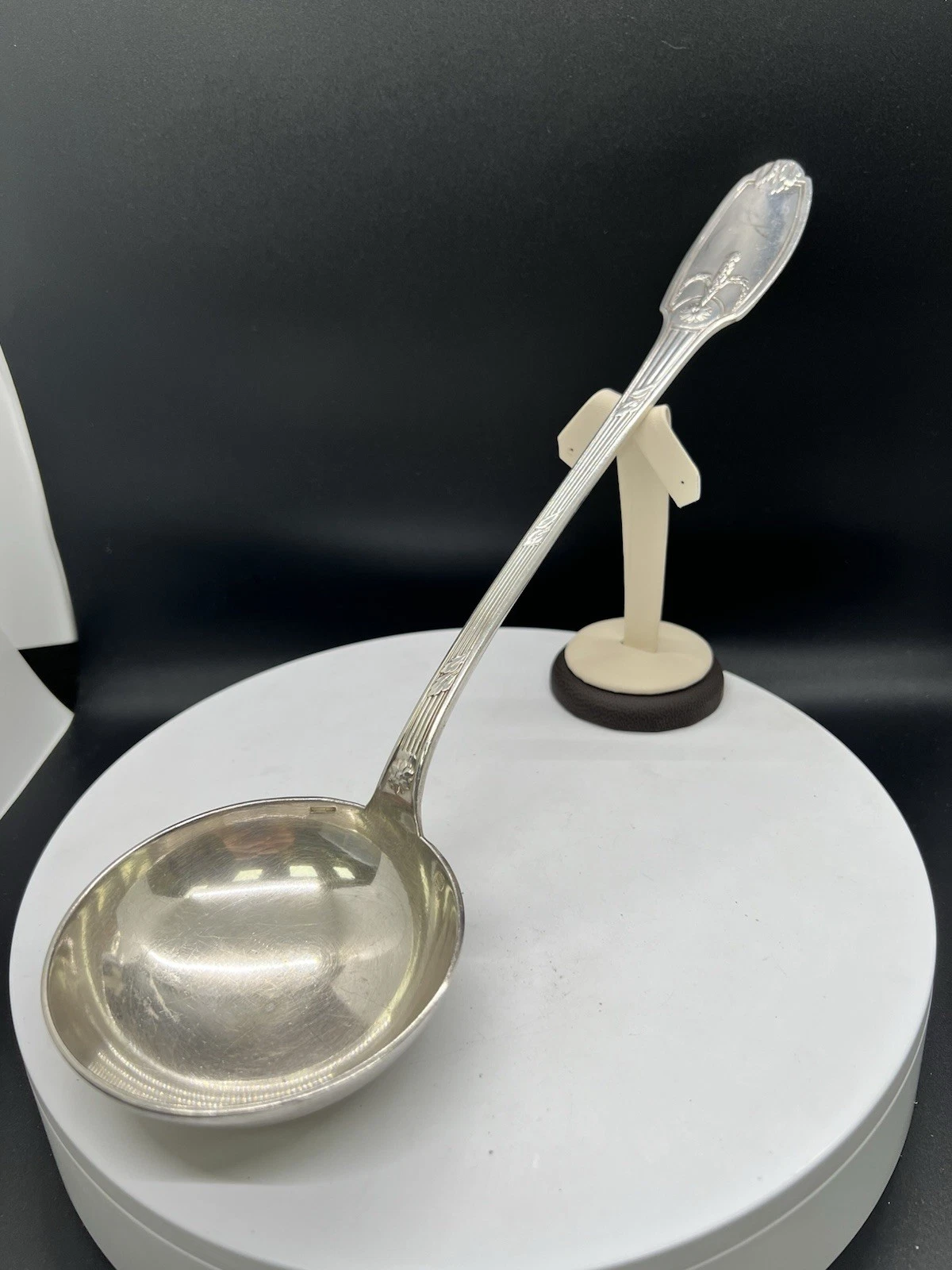 Vintage Christofle French DelaFosse Silver Plated 13 Inch Ladle