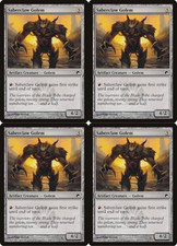 MTG 2010 SABERCLAW GOLEM - ARTIFACT CREATURE - NM MAGIC CARD x4 copies UNCOMMON