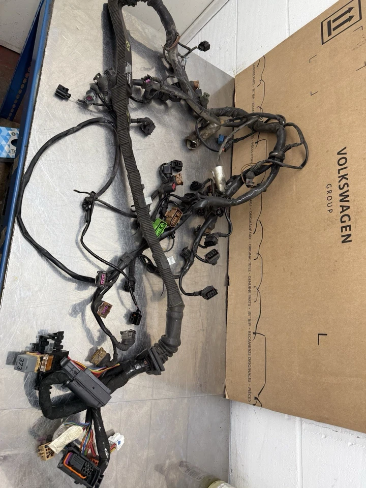 Audi RS4 B5 2.7 Bi Turbo ASJ 380BHP Engine Wiring Loom Harness 8D2971074P 2001 - Image 2 of 4