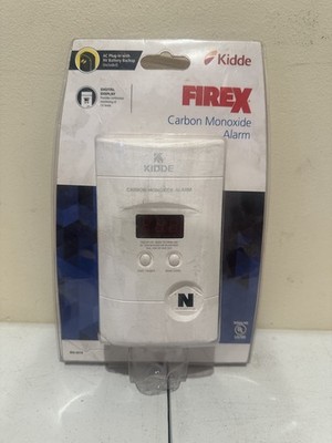 Kidde Firex Plug In Carbon Monoxide Alarm Detector w/ Battery Backup 900007601