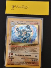  Machamp Holo 8/102, Set Base, Prima Edizione  italiano  -  Lighty Played