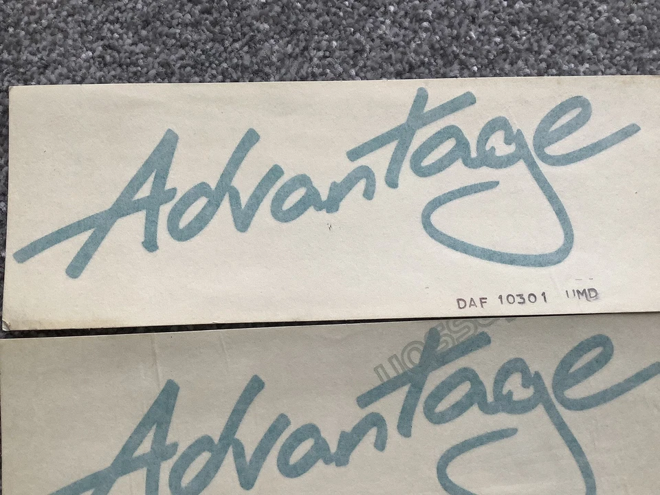 NUEVAS pegatinas/calcomanías genuinas Austin Rover Metro Advantage edición especial - Imagen 3 de 3