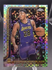 Rui Hachimura 2025 Topps Chrome X-Fractor #148 Los Angeles Lakers Parallel