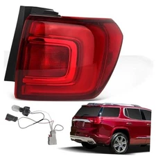 Tail Lights Assembly Compatible With Acadia 2017 17-19 Red Right Passenger Side