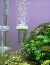 Aquarium Air Stone Bubble Diffuser with Check Valve  Suction Cups