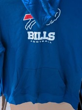 NFL Team Apparel Men's NFL Buffalo Bills Pullover Hoodie, Blue, 2XL, NWT