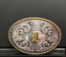 Nocona Oval Initial Buckle L - Acc Buckle - 37072-L
