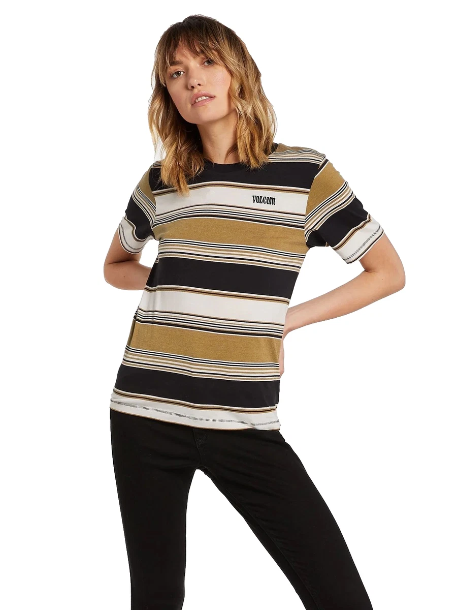 T-shirt Femme Volcom Taille S - Couleur Violet - Occasion En Très Bon état