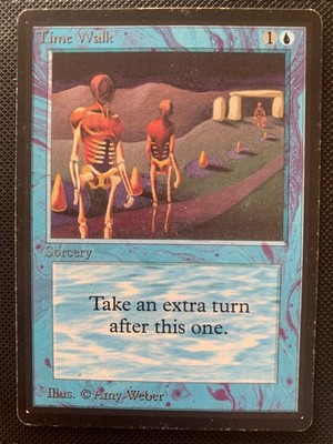 MTG - Beta Time Walk - Power 9 - Played