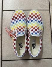 Vans Unisex Classic Checkerboard Slip On Kids 6