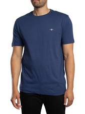 Image of GANT Men's Regular Shield T-Shirt, Blue