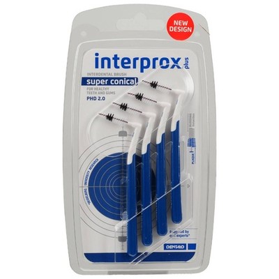 INTERPROX plus super conical blau Interdentalbür. 4 St PZN 19262903