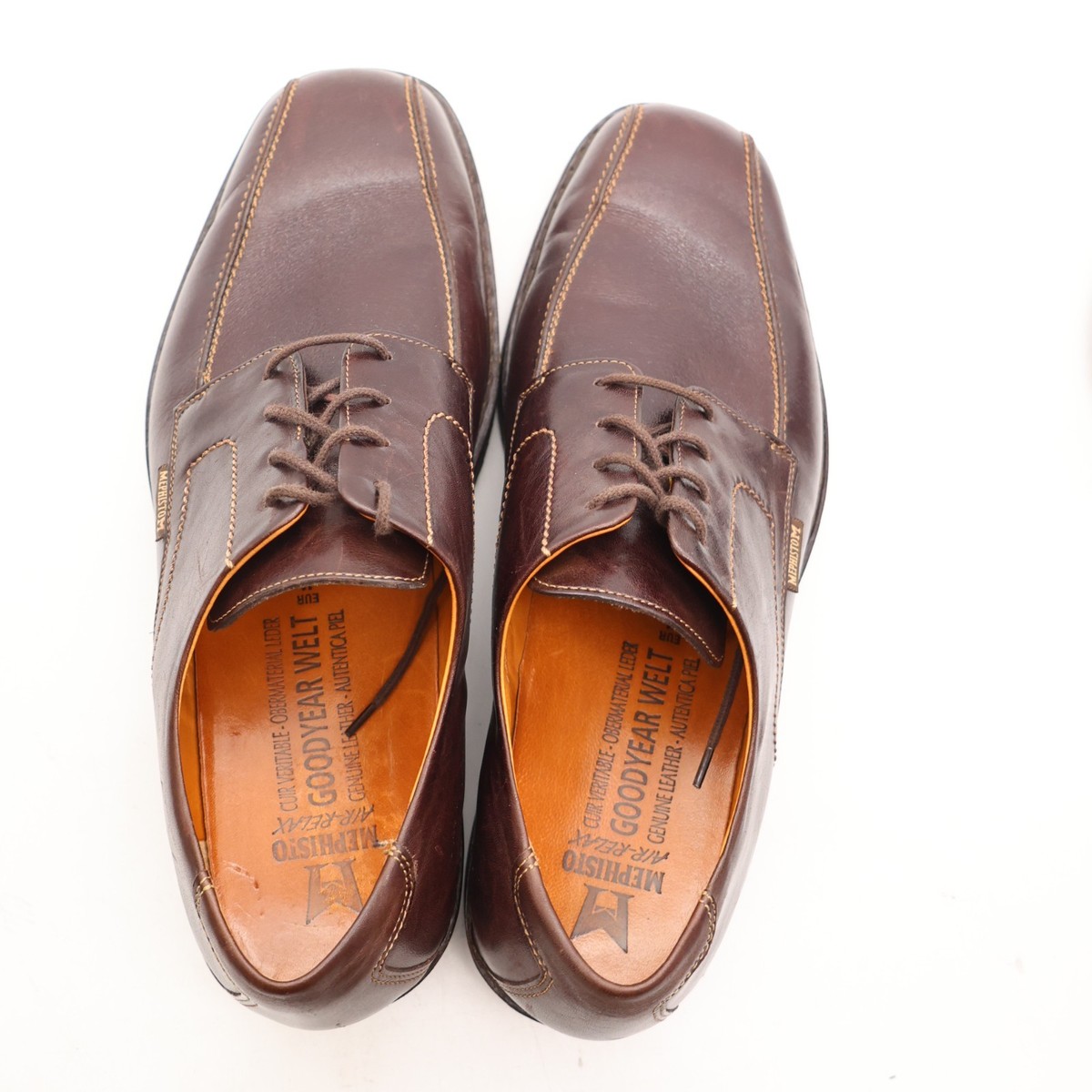 Mephisto Gaetan Men Casual Oxford Shoe Size 11‎ Walking Comfort Brown Leather Mephisto Gaetan Men main image 3