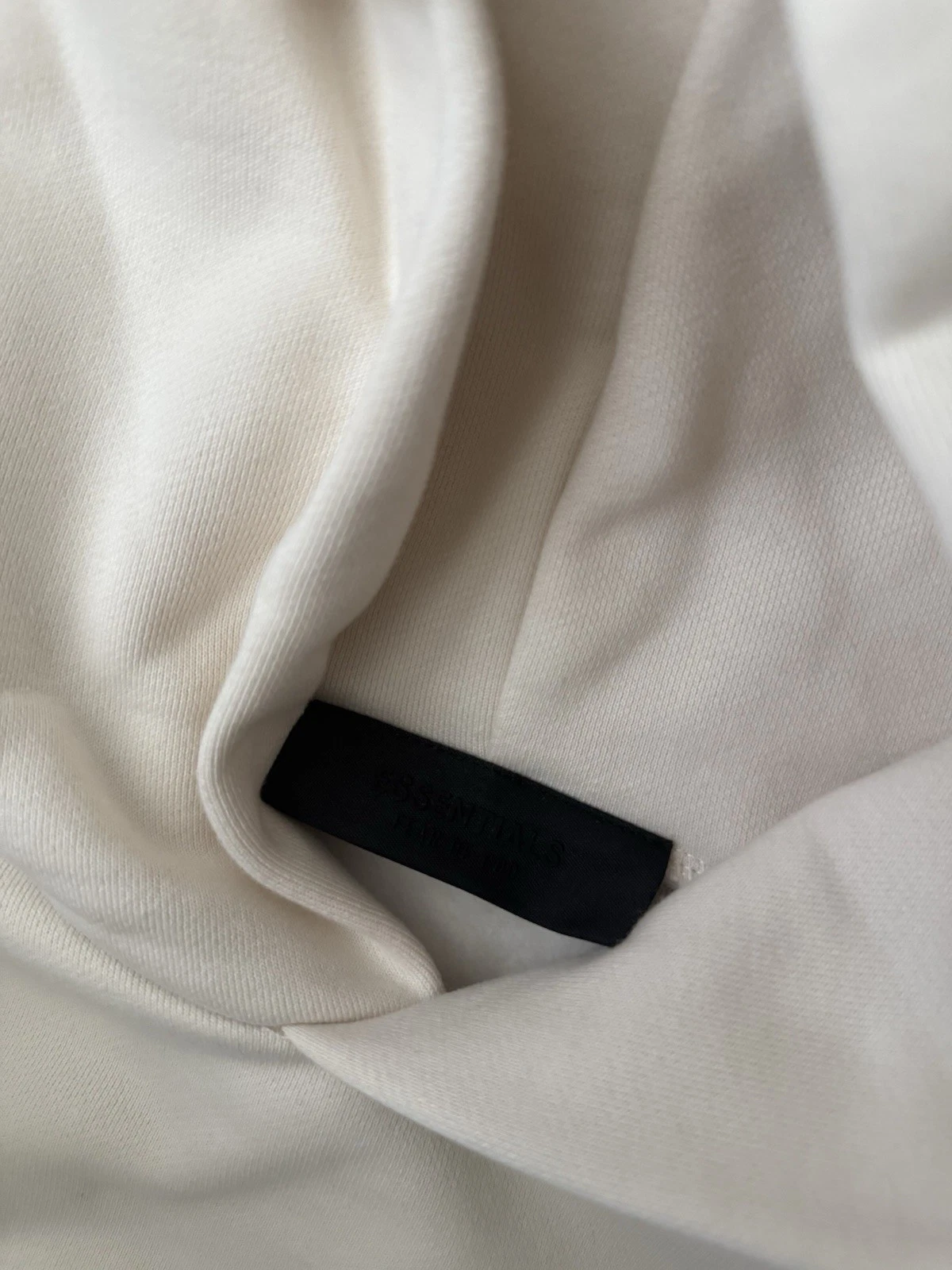 Felpa con cappuccio NUOVA FW24 Fear Of God State Essentials "Beige" TAGLIA XXS