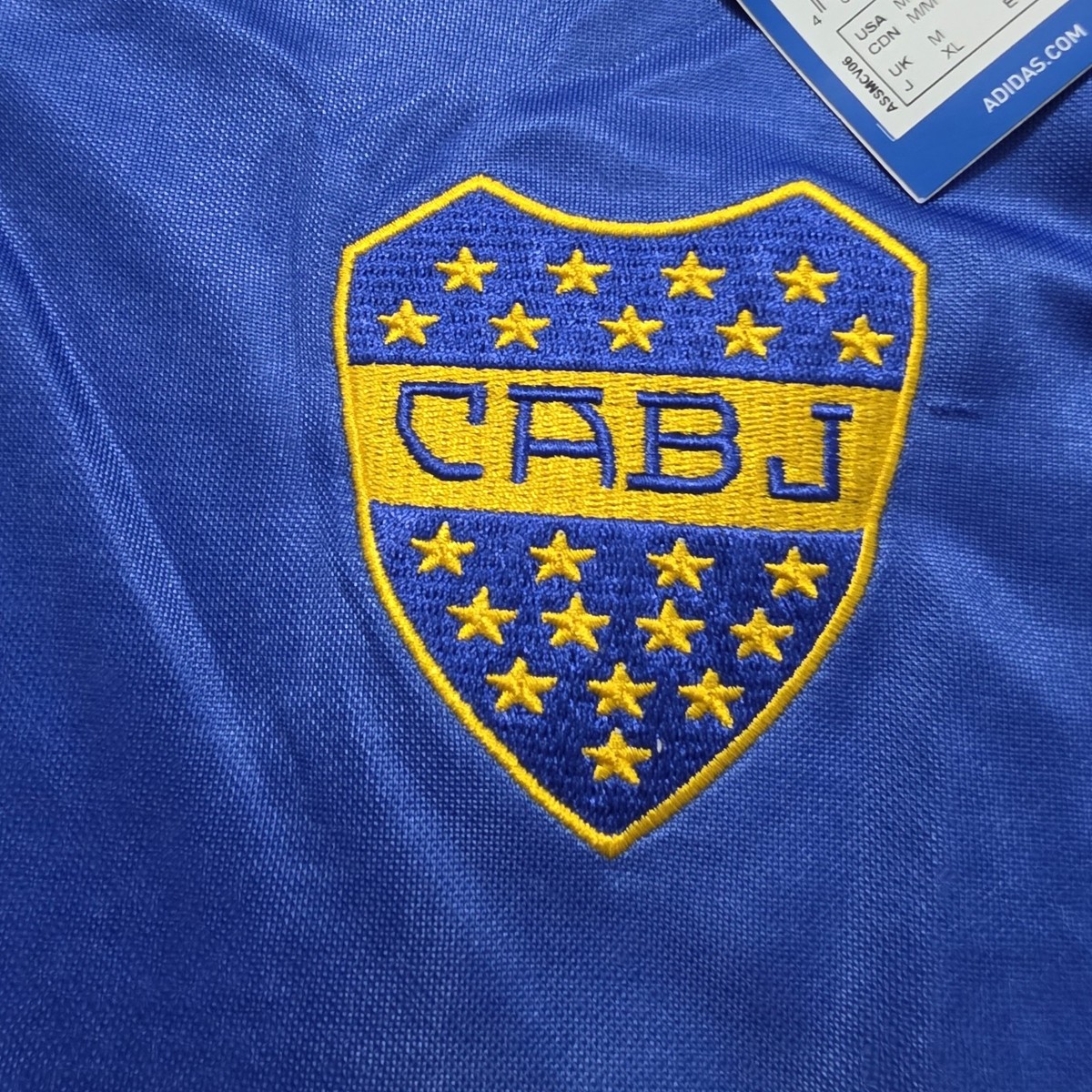 1993 Adidas Boca Juniors Home Soccer Jersey Carlos Tapia Men M
