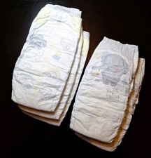  5 Samples of 2024 Pamper Swaddlers Diapers Size 8 for boys or girls 46LBS 