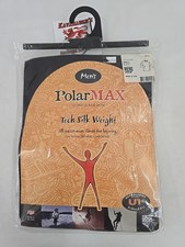 Salty Polarmax Men's Long Sleeve Crew Baselayer Small Black #DK93