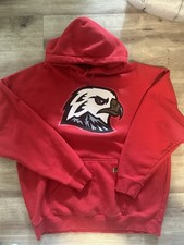 Portland Gear Mens Red Portland Winterhawks Hooded Sweatshirt Size 2XL