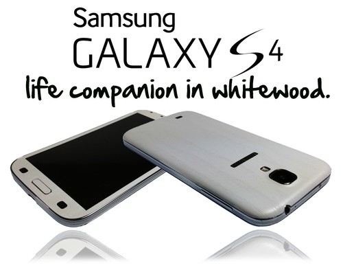 Textured Wood Effect Skin For SAMSUNG GALAXY S4 Wrap Cover Sticker Case Decal - Picture 4 of 8