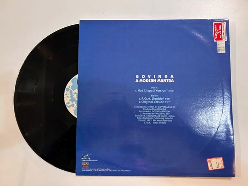 Govinda – A Modern Mantra VINILE 45 GIRI EMI 8 84851 6 DANCE ELETTRONICA 1997 - Foto 2 di 3