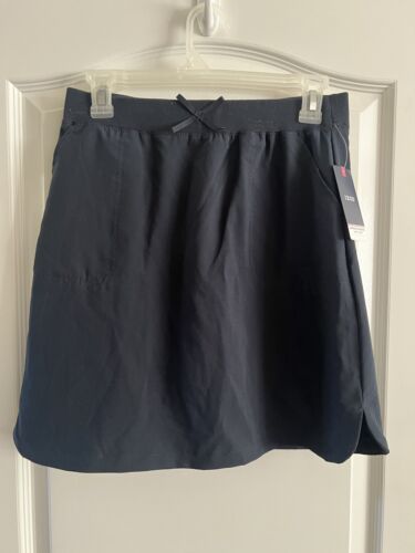 NWT IZOD Girls Navy Blue School Uniform Knit Waist Scooter Skirt Size 16 - Picture 1 of 6