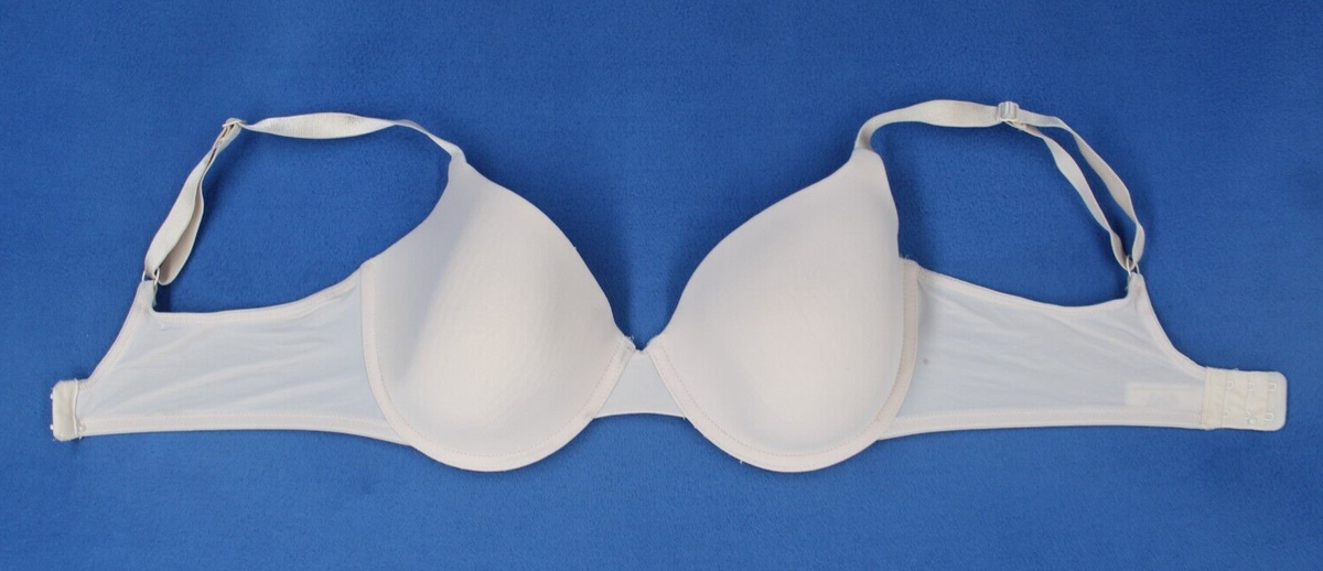 ELLEN TRACY Wireless T-Shirt Bra 2-Pack - Smoothing Comfort Bra 36C Peachy Keen/Java