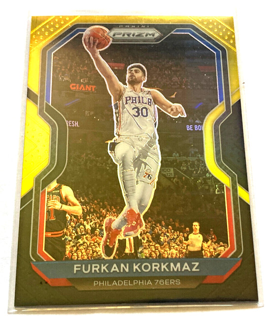 2020-21 Panini Prizm Gold Parallel (Black) 5/5 Furkan Korkmaz #160