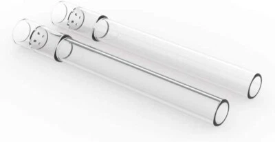 BMTICK Glass Stem For Arizer Solo 2 Air 2 Max - 2 Straight Mouthpieces BY THE VAPETRIX