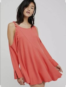 coral tunic dress