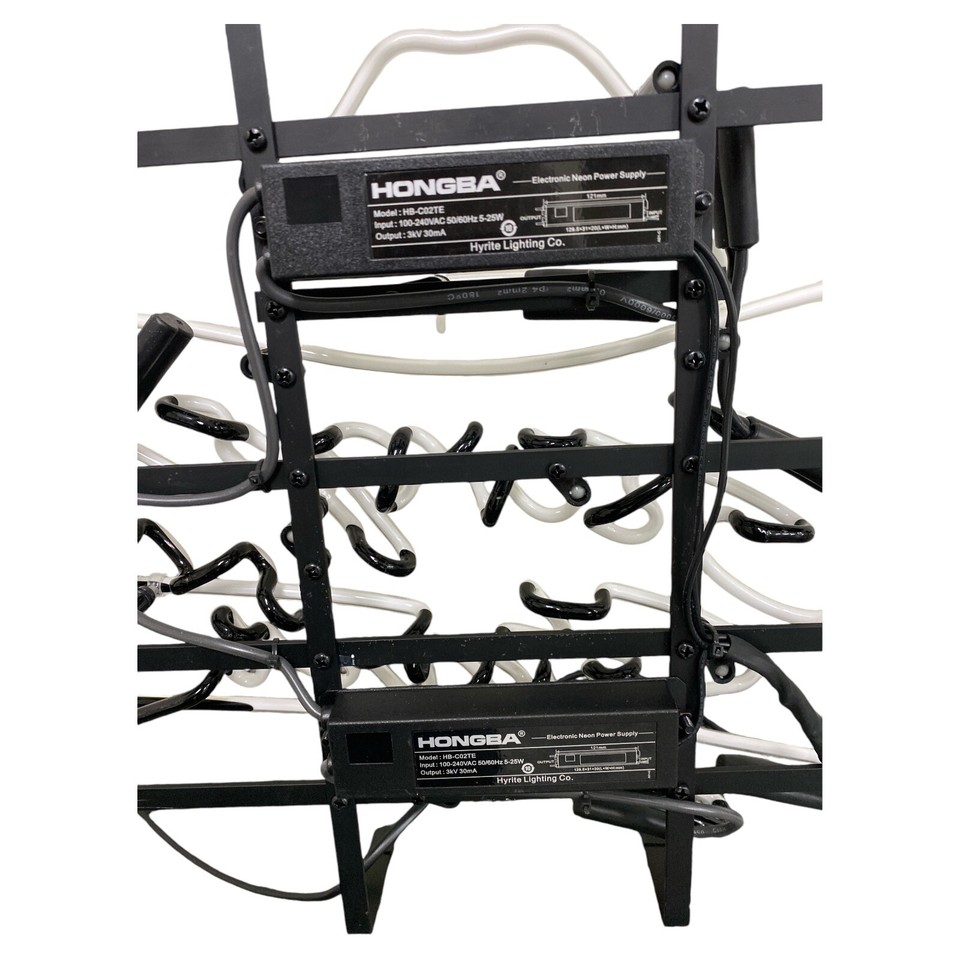 Strait Cowboy Hat Real Glass Neon Sign Beer Bar Light Home Wall