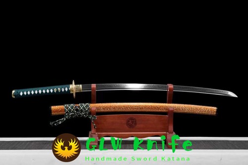 Katana de acero japonesa Samurai T10 Shinken espada afilada hoja lista para la batalla de combate - Imagen 10 de 19