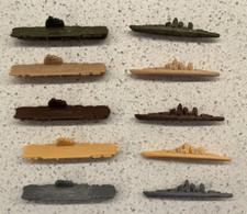 1984 AXIS ALLIES Board Game Replacement Parts AIRCRAFT CARRIERS BATTLESHIPS