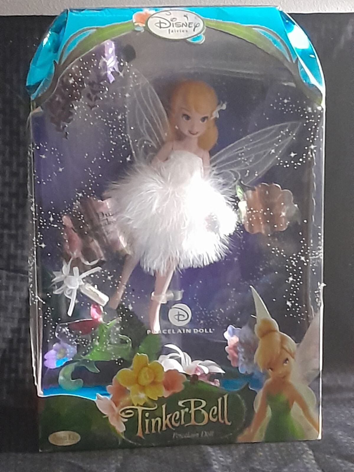 Disney Faeries Tinkerbell Porcelain Doll New in Box 2008 Brass Key Keepsakes eBay