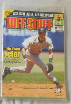 Derek Jeter New York Yankees TUFF STUFF Magazine Oct 2004 New Sealed | eBay