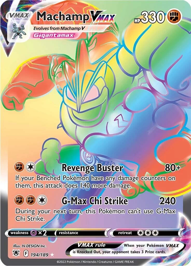Machamp VMAX Pokémon TCG Cards for sale | eBay