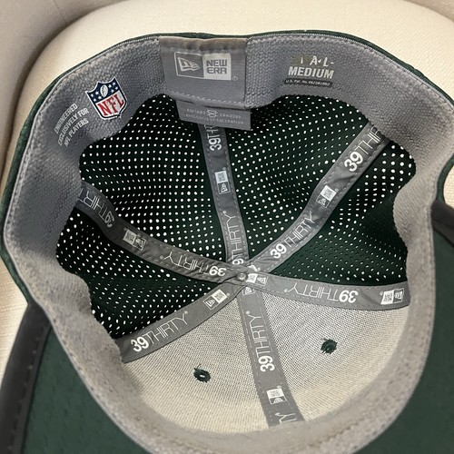 Green Bay Packers New Era 39THIRTY Hat Medium S/M Stretch Fit NFL Cap Mesh Green - Picture 6 of 10
