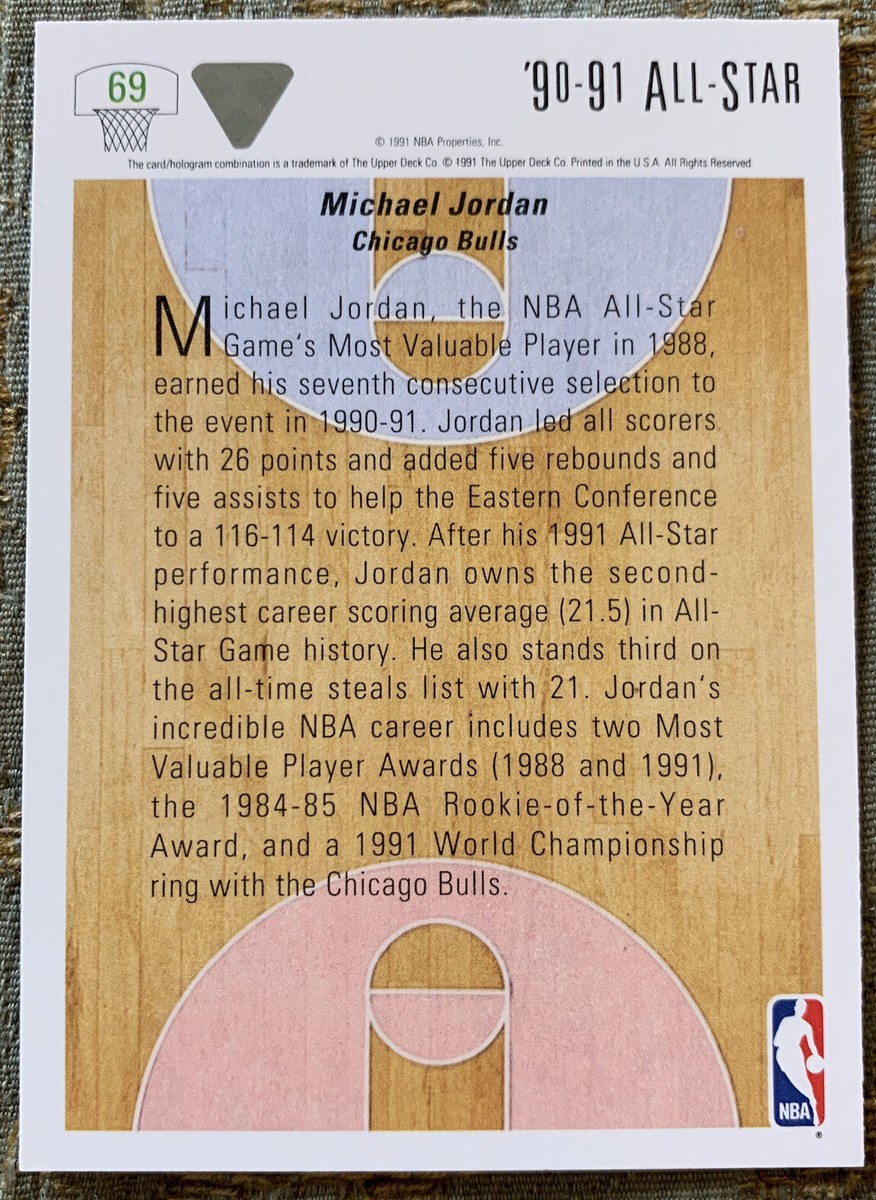 その他 MICHAEL JORDAN UPPER DECK  authenticated Michael Jordan 1998-99 Upper Deck To the Net #169 Chicago