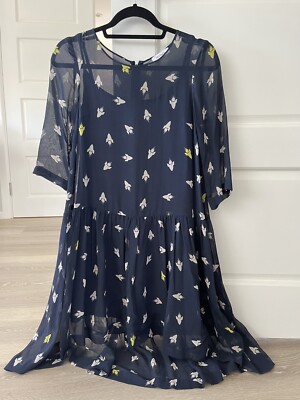 Max&Co Silk Print Dress Size: IT 36 (relax Style) Great Conditions 