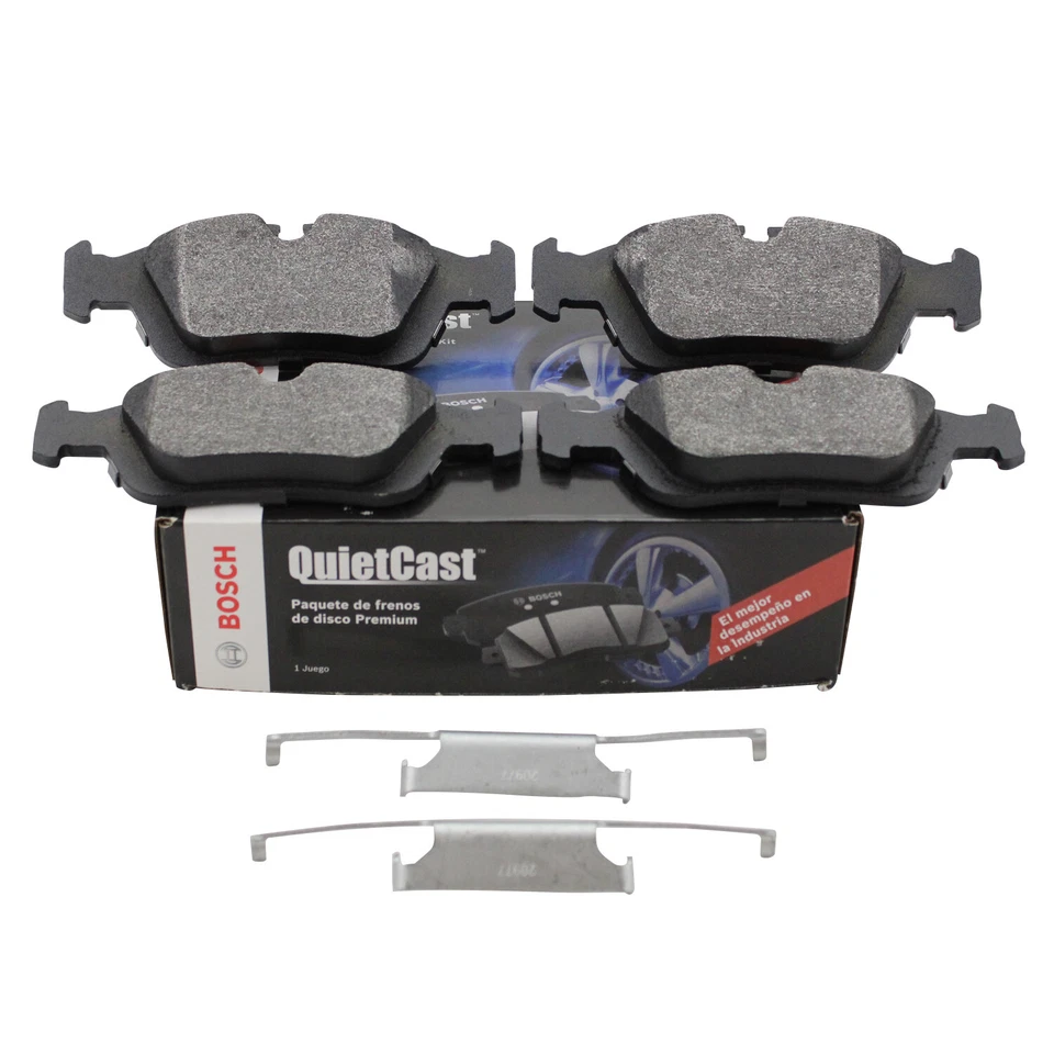 Juego de pastillas de freno delanteras Bosch QuietCast BP558 BMW 318i 318is 318ti 323is 325is Foto 3 de 4